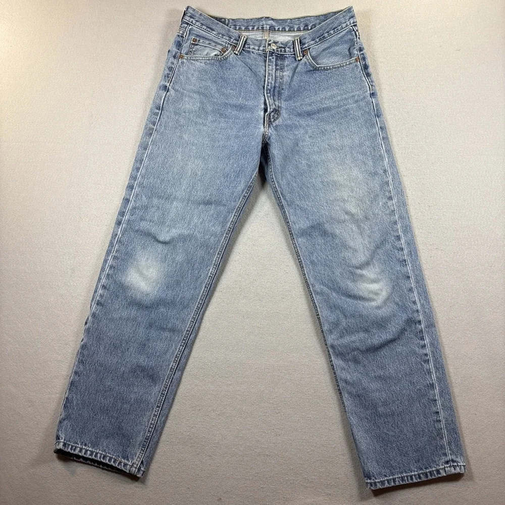 Y2K Levi's 550 Jeans‎ Mens 34x32 Blue Relaxed Fit Denim Baggy